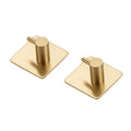 EAVY Zelfklevende Handdoekhaakjes – Set van 2 Handdoekhouders - Goud - RVS