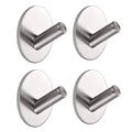 EAVY Zelfklevende Handdoekhaakjes - Set van 4 Handdoekhouders - RVS
