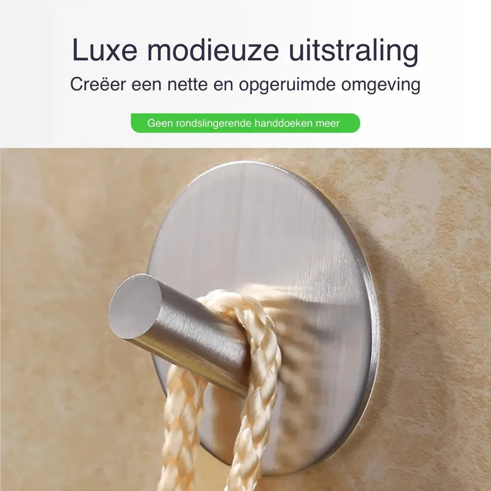 Luxe handdoekhaakjes zelfklevend