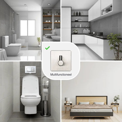 Multifunctionele handdoek haak wandhaak plakhaak