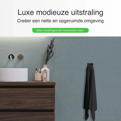 Luxe zelfklevende handdoekhouders