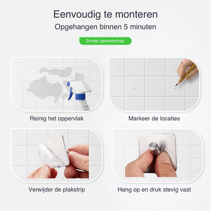 Montage handdoek haakje
