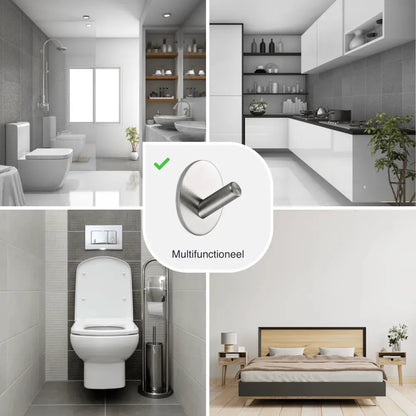 Multifunctionele handdoekhaakjes zelfklevend