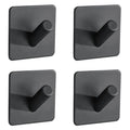 EAVY Zelfklevende Handdoekhaakjes - Set van 4 Handdoekhouders - RVS