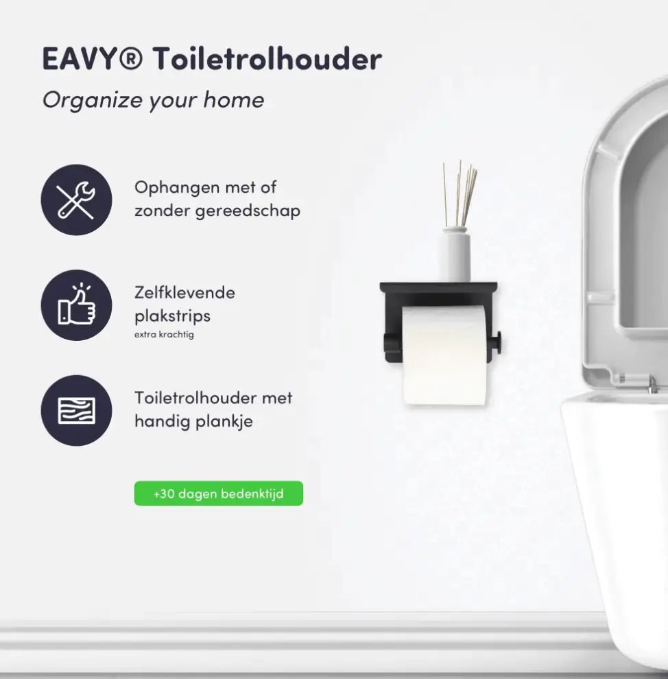 Waarom een klepje op de WC rolhouder?