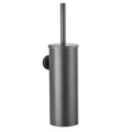 WC Borstel met Houder - Toiletborstel met Houder - RVS Grijs - Hangend