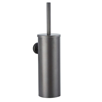 WC Borstel met Houder - Toiletborstel met Houder - RVS Grijs - Hangend