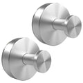 Zuignap met haak (2 stuks) - Zilver - RVS - Duurzame deal (retour) ♻️
