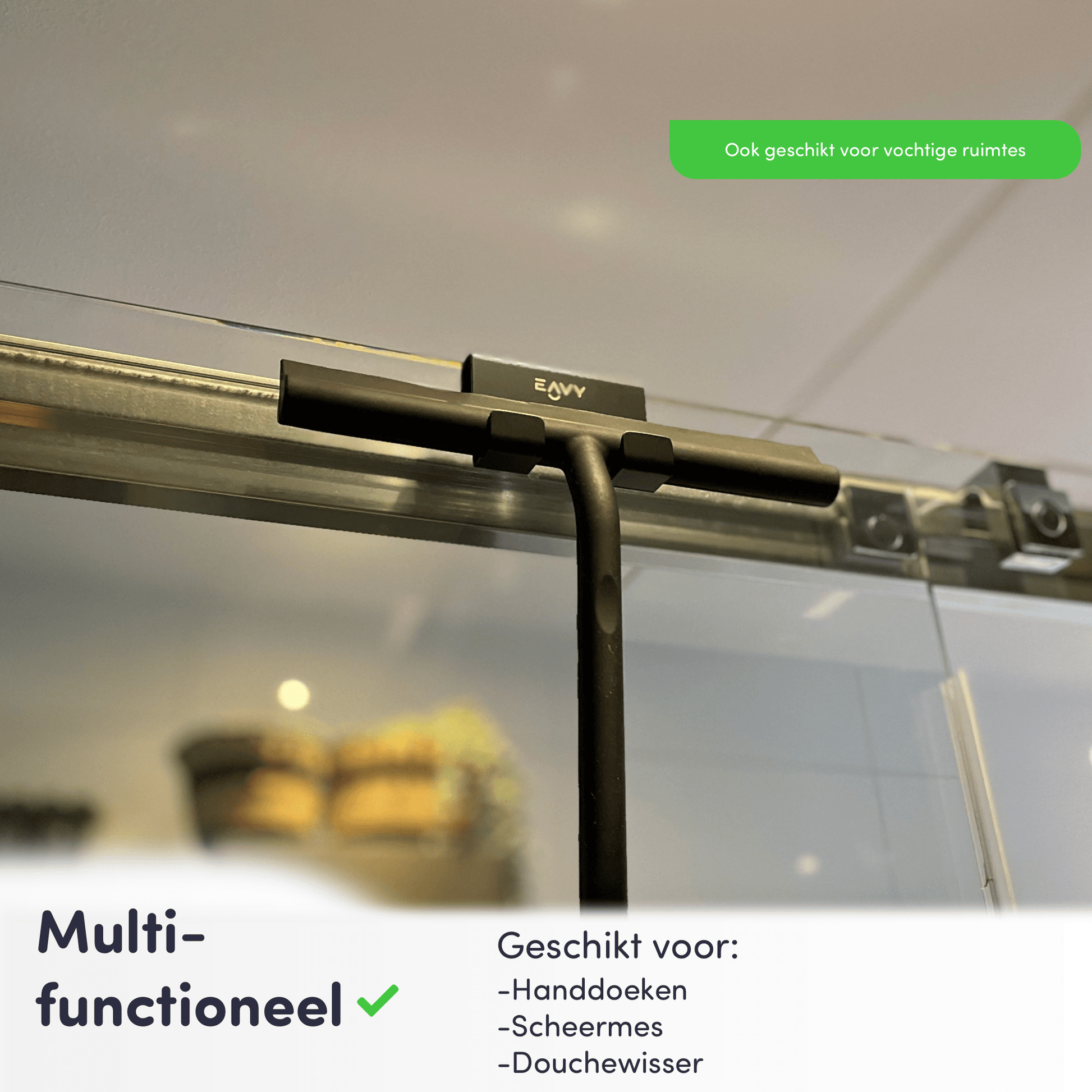 Multifunctioneel douchecabine haak rvs