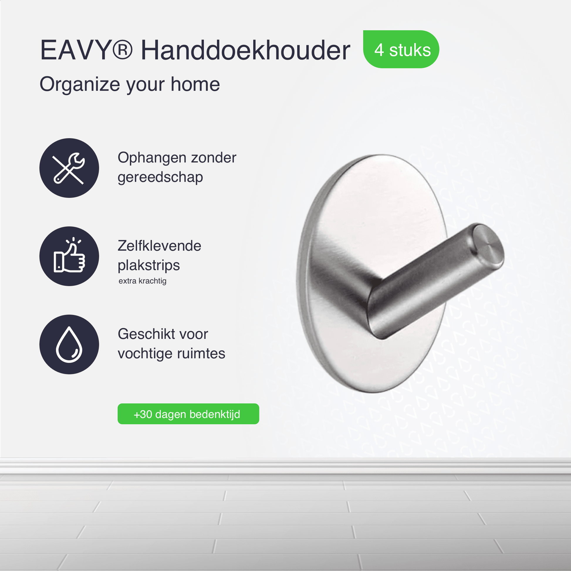 Voordelen zelfklevende handdoekhaakjes