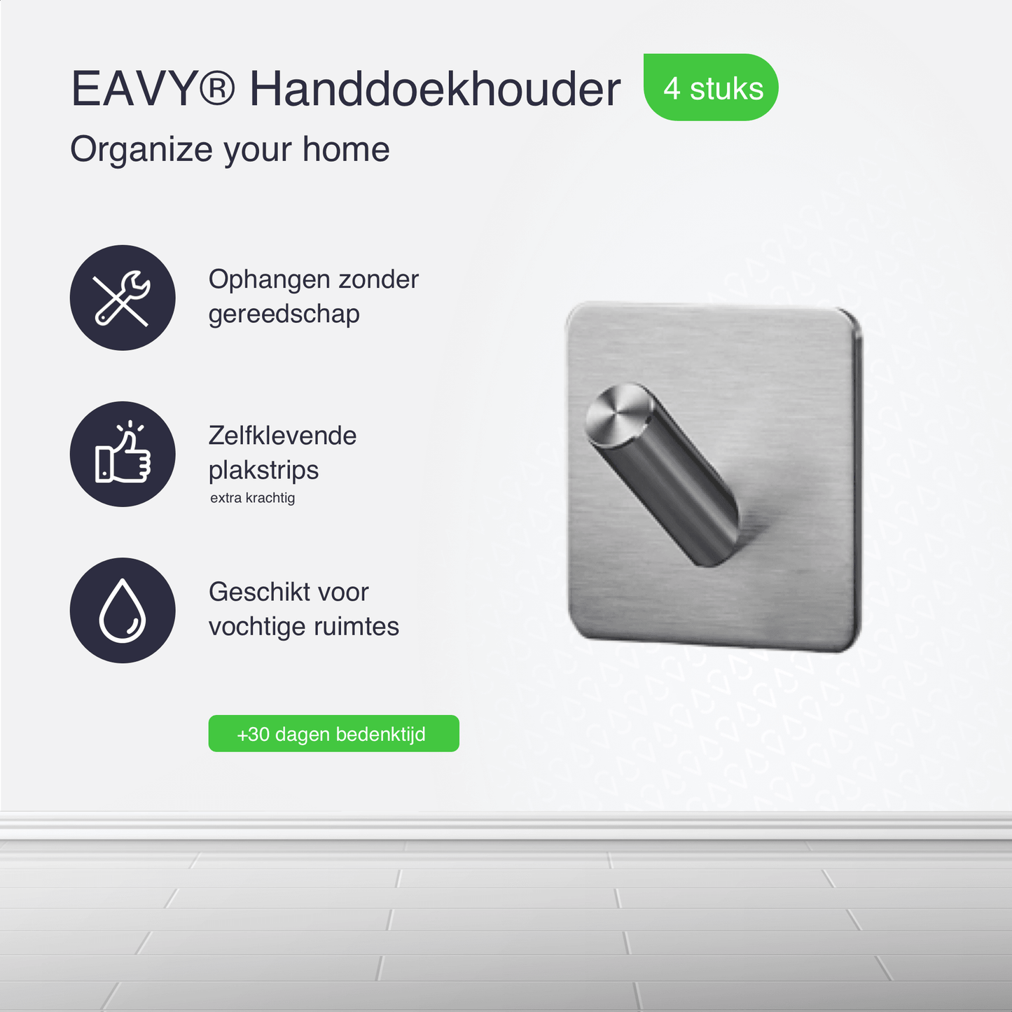 Voordelen zelfklevende handdoekhaakjes