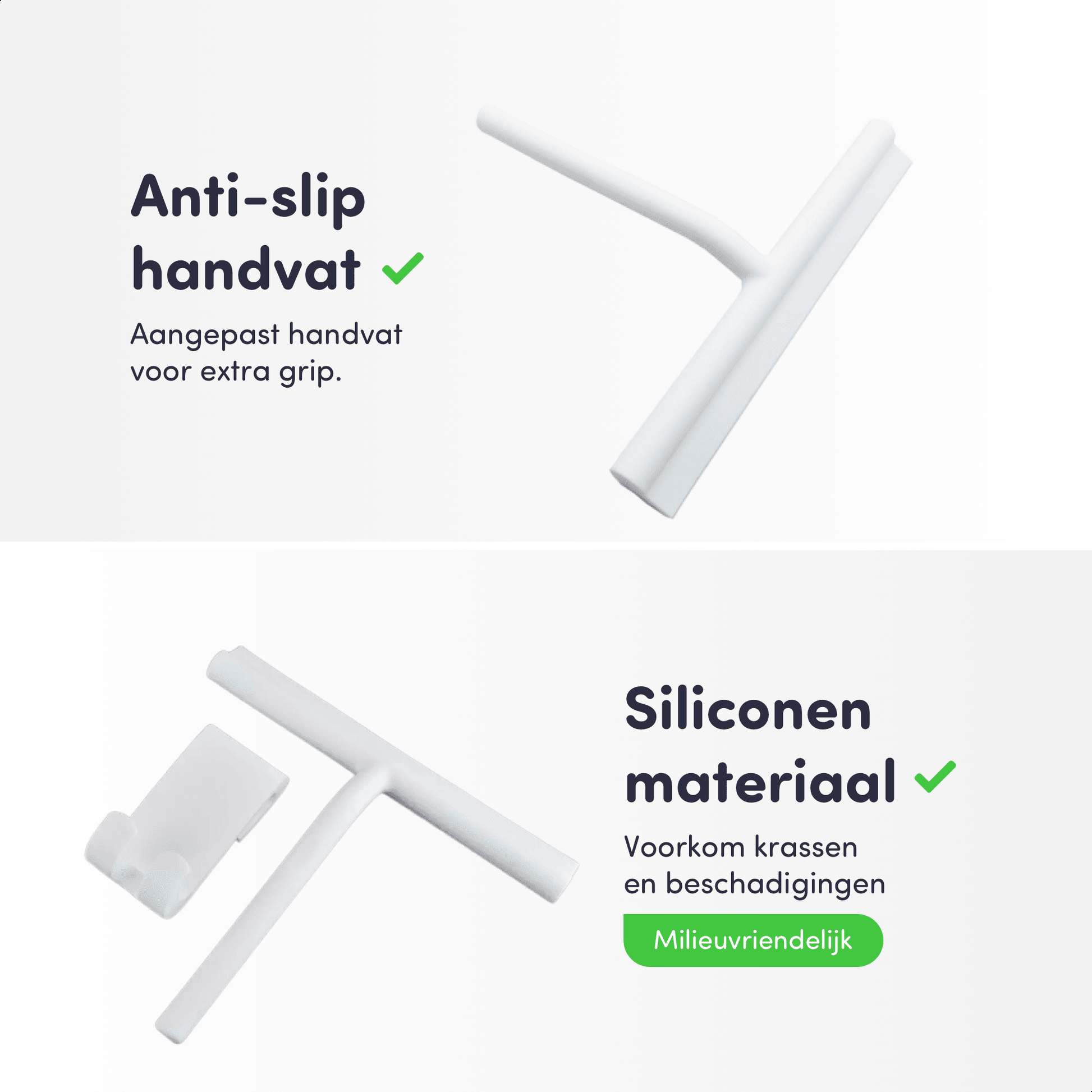 Antislip douchewisser siliconen