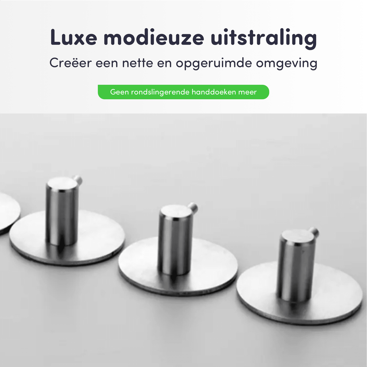 Luxe zelfklevende handdoekhaakjes