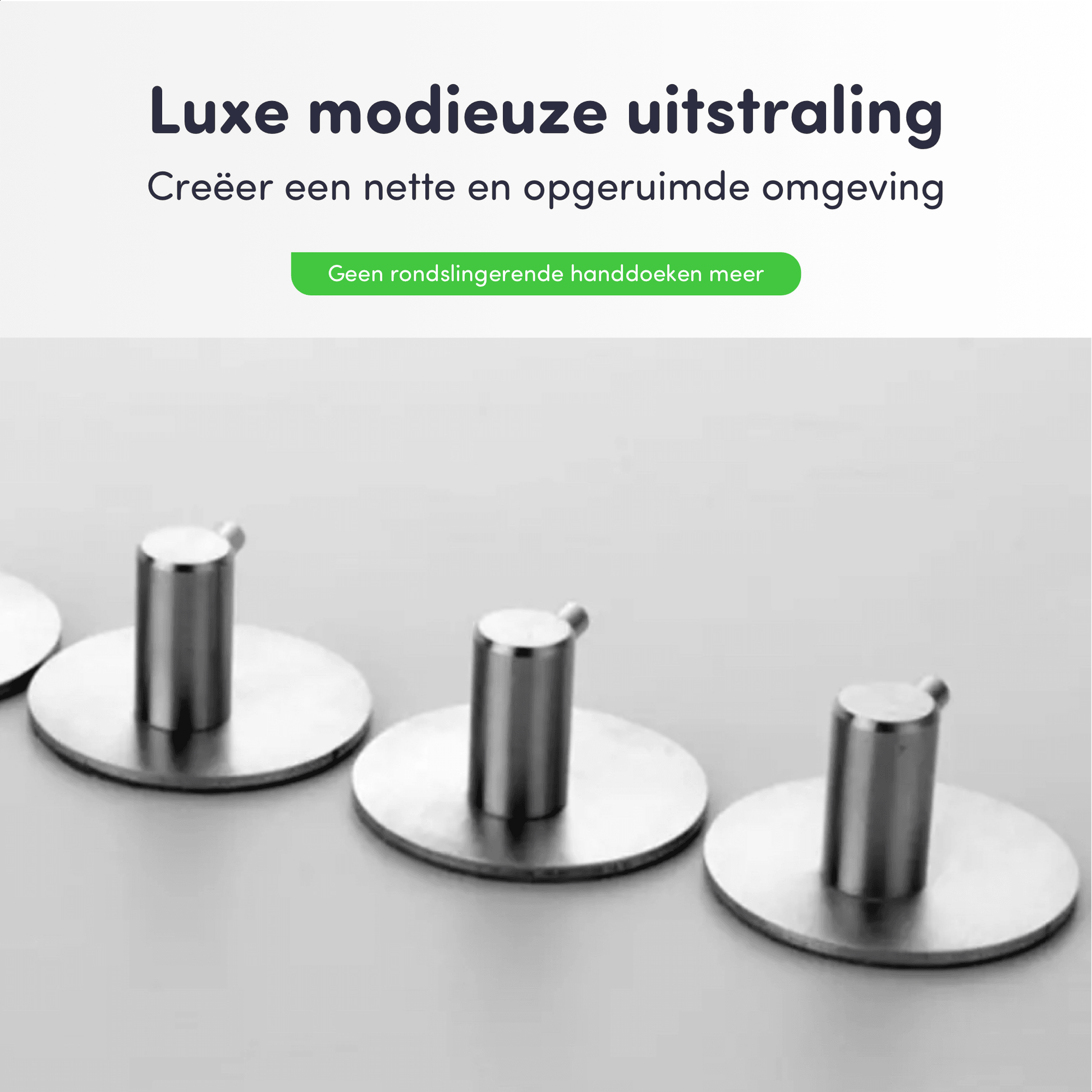 Luxe zelfklevende handdoekhaakjes