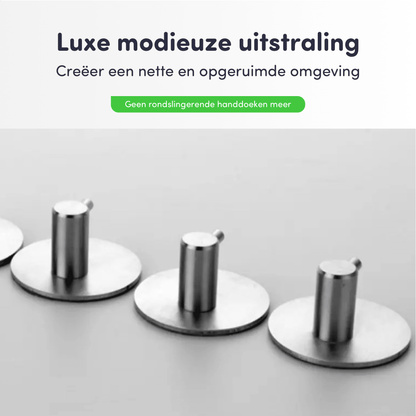 Luxe zelfklevende handdoekhaakjes
