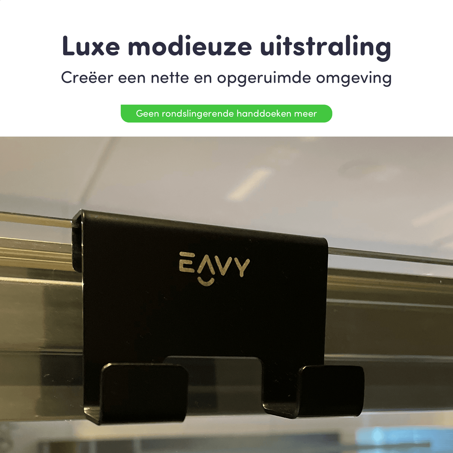 Luxe douchehaak douche wand haak rvs