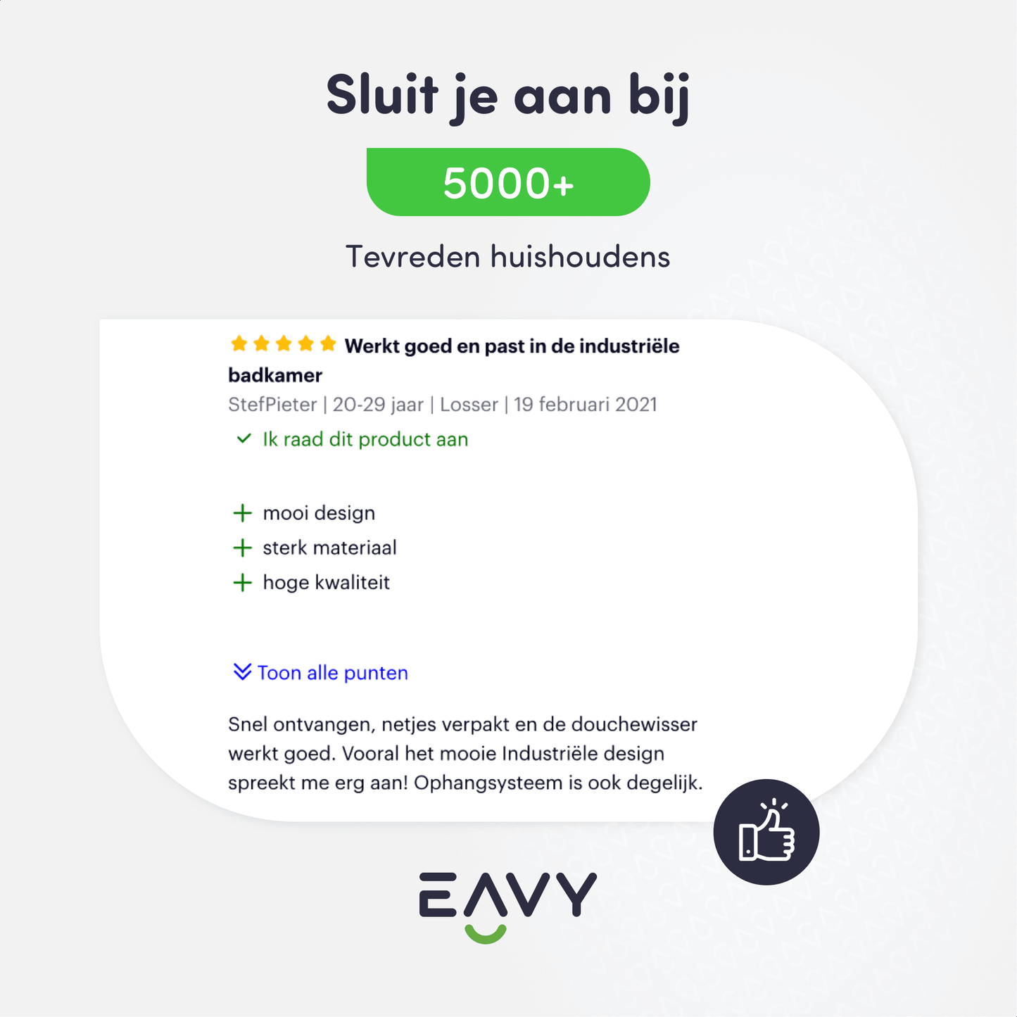 EAVY Luxe Douchewisser met Ophanghaak – Badkamer Accessoires – Vloerwisser – Raamwisser en Vloer Trekker – Siliconen – Grijs - Eavy.nl