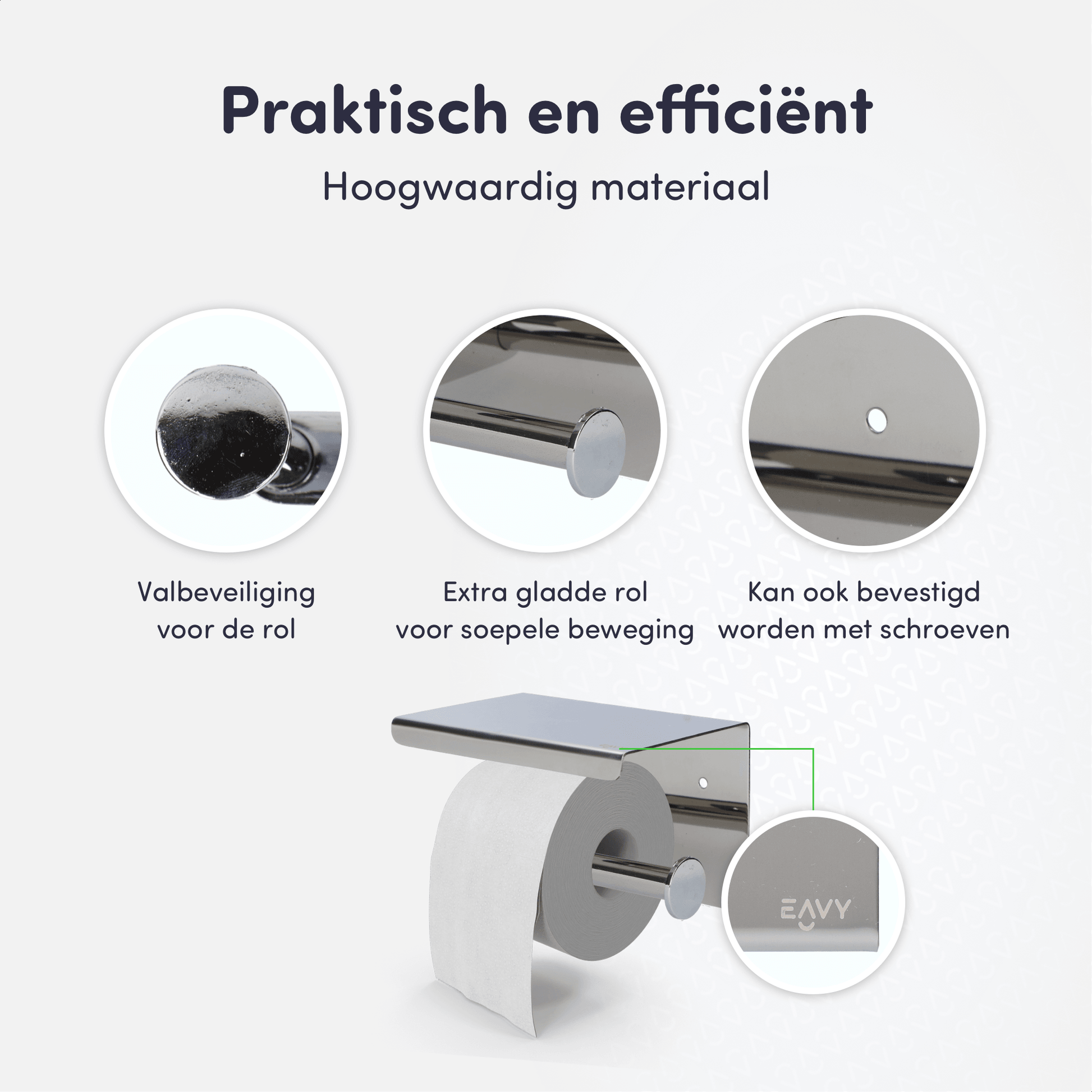 Toiletrol houder