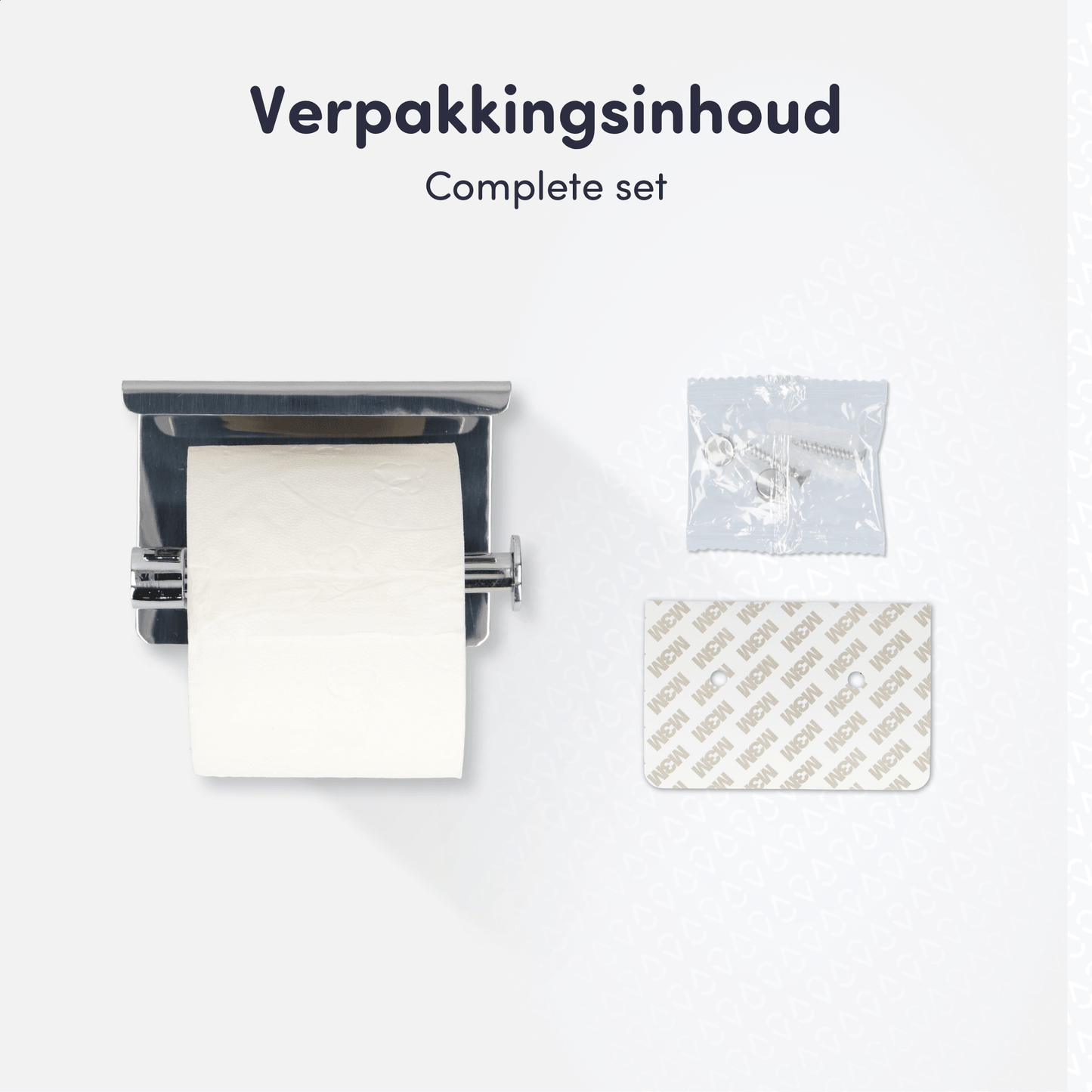 Toiletrolhouder zonder boren