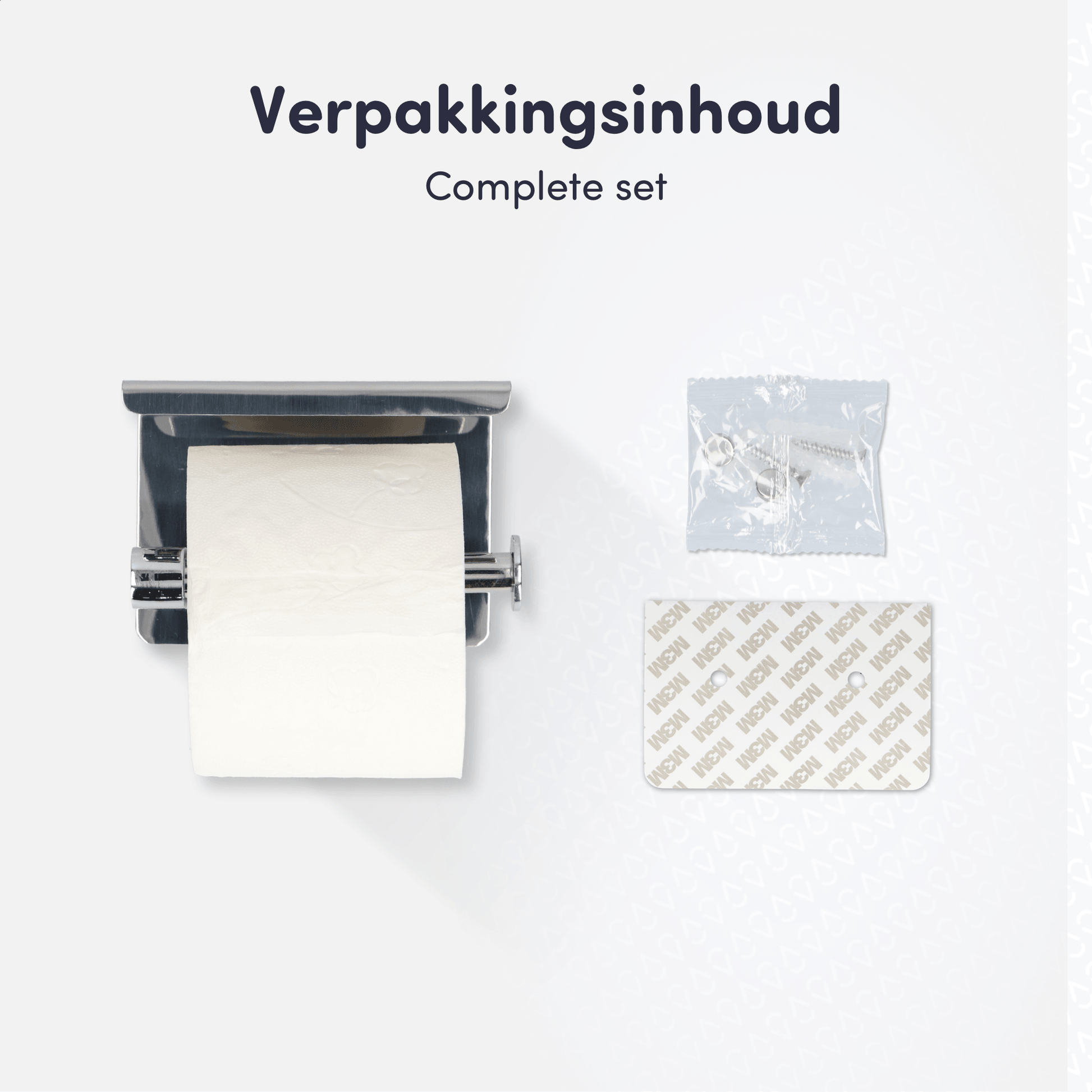 Toiletrolhouder zonder boren