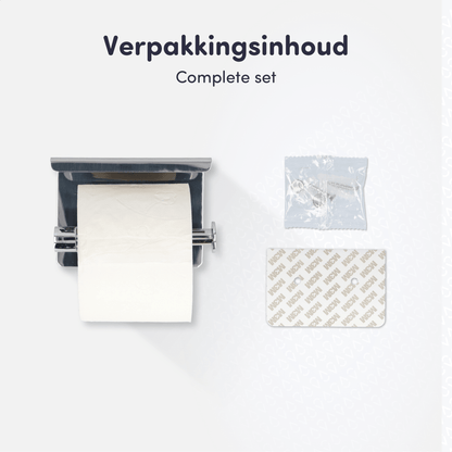 Toiletrolhouder zonder boren