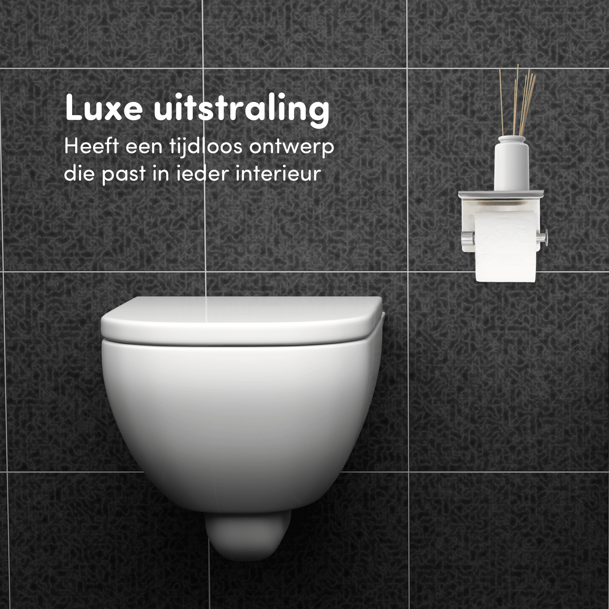 toiletpapier houder rvs